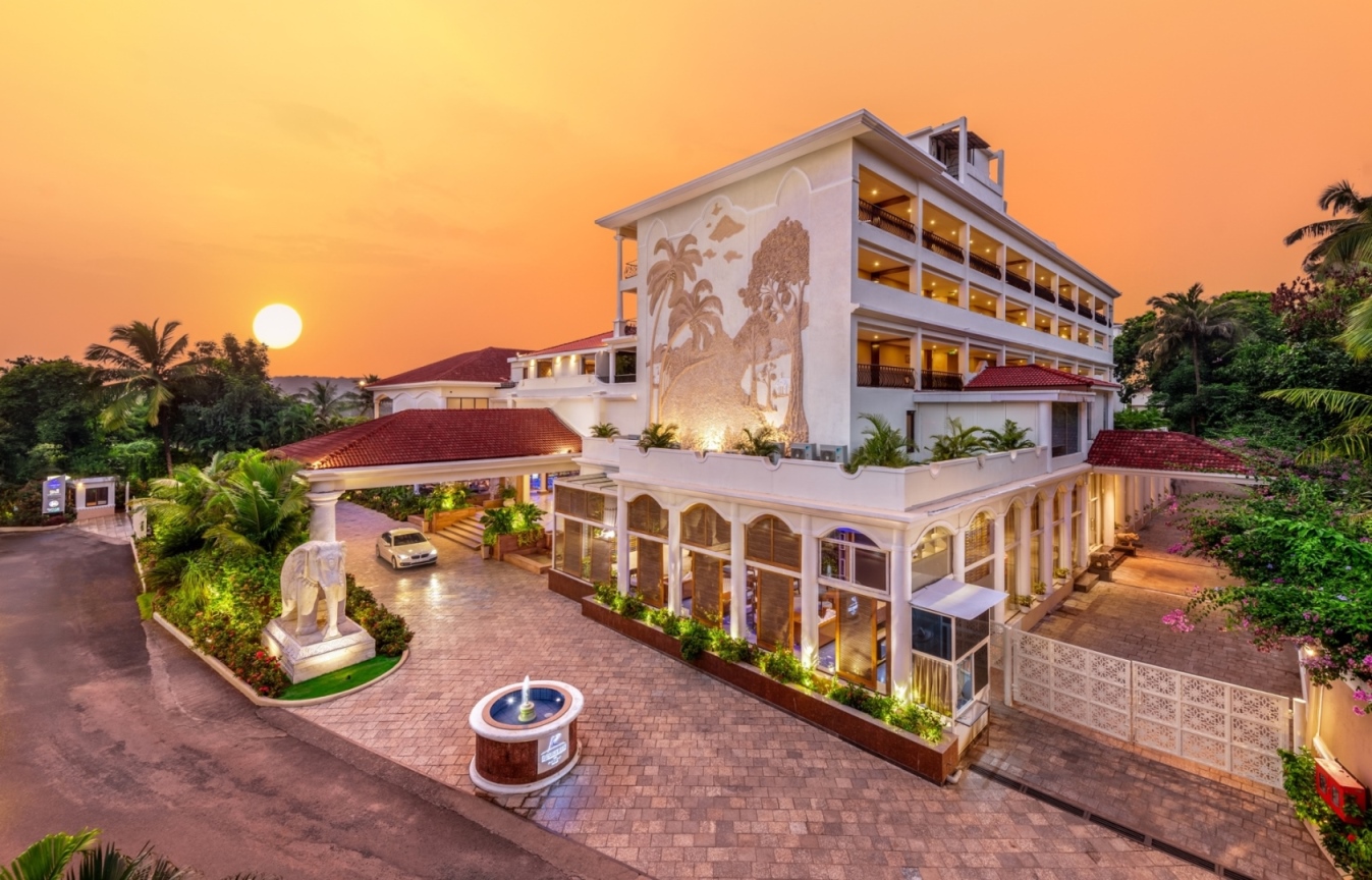 Luxury exterior view of Resort Rio Goa